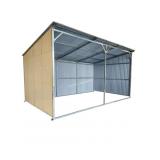 MSC1220F Metal Livestock Shelter 12'x20' (Unused)