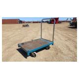 Blue Utility Cart 3'x2'