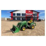 2019 John Deere 1023E MFWD Tractor w/ Loader & 3pt
