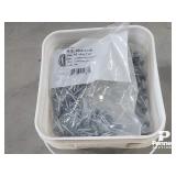 (2000) 1 1/2' Sheet Metal Screws Charcoal Grey