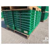 (32) Stackable Plastic Storage Trays