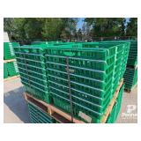 (32) Stackable Plastic Storage Trays