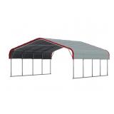 Golden Mount Classic Steel Carport - 20'x20'