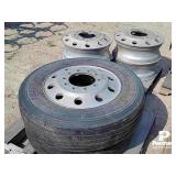 24.5 Aluminum Rims & Tires