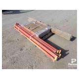 Unused 78' Metal Storage Shelving Unit
