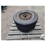 (2) 245/75R16 Bridgestone Blizzak Tires & Rims