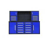 Steelman 7' Garage Cabinet Workbench Blue