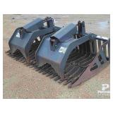 Hydraulic Skid Steer Q/C Rock Grapple