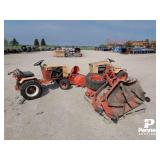 224 Tractors w/ Mower, Tiller & Blower