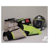 Motorcycle Helmet & Pants