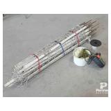 Electric Fencer w/ 200' of Fencing w/ Poles