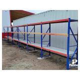 Unused 39ft Metal Storage Display Shelving