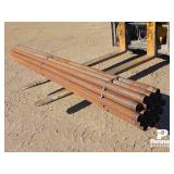 (19) Diamond Drilling Rods / Livestock Fence Pipe