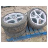 (4) 215/50R17 Firestone Tire & Rim