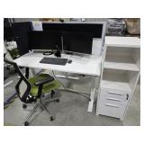 *OS Desk Setup w/ Chair & Storage Cabinet, Workspa