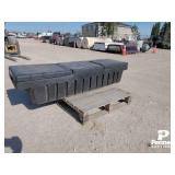 Truck Bed Tool Box & Umbrella Clothes Drying Rack