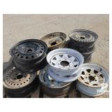 (9) Rims ( 2 trailer rims)