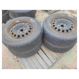 225/65R16 Michelin X-ice Winter Tire & Rim