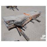 Qty. of 8'x2.5'x23-25' Elm Live Edge Slabs (Dry)
