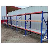 Unused 39ft Metal Storage Display Shelving