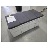 *OS Four Rolling Storage Cabinets w/ Cushions