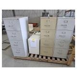 *OS 3X Filing Cabinets, 2X Rolling Storage Cabinet