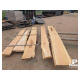 (5) 2-1/4'x12-18'x8-10' Live Edge Cedar