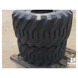 Qty Of 2 Good Year 23-21 ML Tires c/w Rims