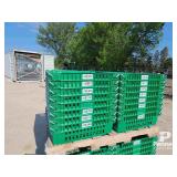 (32) Stackable Plastic Storage Trays