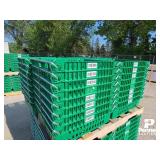 (32) Stackable Plastic Storage Trays