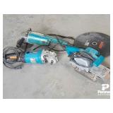 (2) Makita Grinders, Sander & Chop Saw Discs