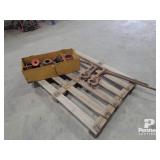 Ridgid Pipe Threader & Rail Tongs