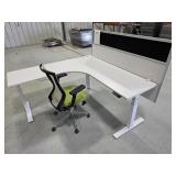 *OS L Standing Desk Setup w/ Chair, Workspace48