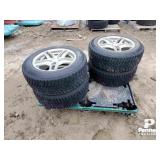 (4) 235/60R17 Michelin X-ice Winter Tires & Rims