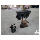Sears Antique Blow Torch & Bench Top Drill Press