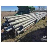 6' Aluminum Liquid Manure Pipes w/ Trailer