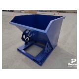 Greatbear Self Dumping Hopper - 1 Cu. Yard - Blue