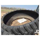 (2) Tire Silage Feeders