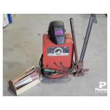 Lincoln Welder w/ Helmet & Rods & Farm Jack