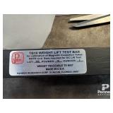 TB10 WEIGHT LIFT TEST BAR