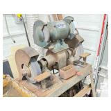 Industrial Shop Grinder Dual 10' X 2' 1HP 120V