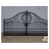 Dual Swing Wrought Iron Gate for Driveway - 14'