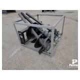 Skid Steer Auger with 3 bits in 9'', 12', 18'
