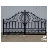Dual Swing Wrought Iron Gate for Driveway - 14'