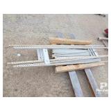 Shelving, 4 Uprights etc