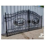 Greatbear Dual Swing Wrought Iron Gate 14'