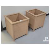 (2) 22'x22'x24' Planter Boxes