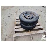 (2) 185/65R15 Weathertrek Winter Tires & Rims
