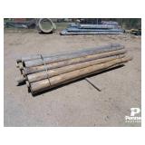 (29) 4'-6'x8' Cedar Fence Posts