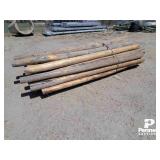 (29) 4'-6'x8' Cedar Fence Posts
